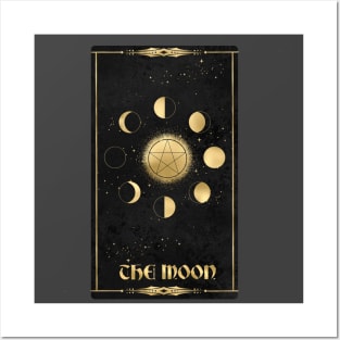 The moon tarot card Posters and Art